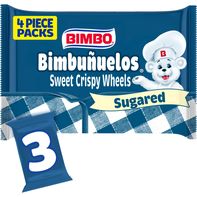 Bimbo Bimbuñuelos, 3 packs, Sugar Sweet Crispy Wh...
️