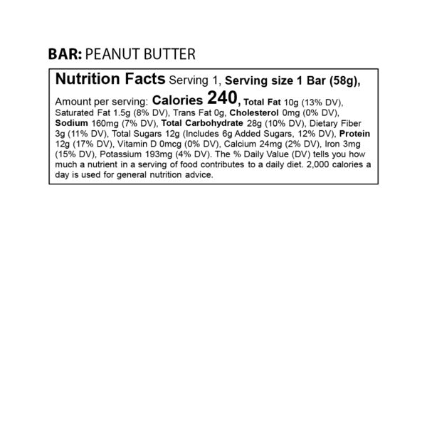 The GFB Peanut Butter Bar