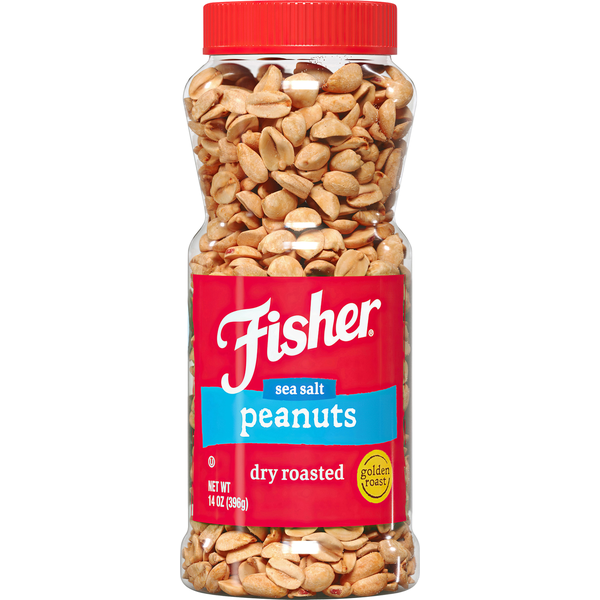 Fisher Sea Salt Dry Roasted Peanuts