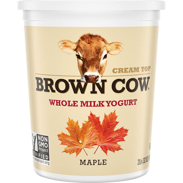 Brown Cow® Cream Top Whole Milk Yogurt Maple