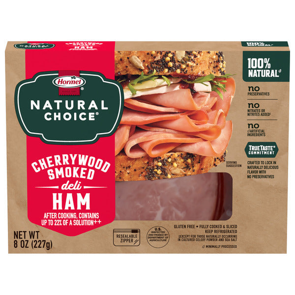 Hormel NATURAL CHOICE Cherrywood Smoked Ham, 8 OZ