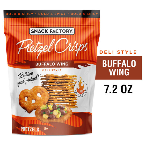 Snack Factory Buffalo Wing Pretzel Crisps