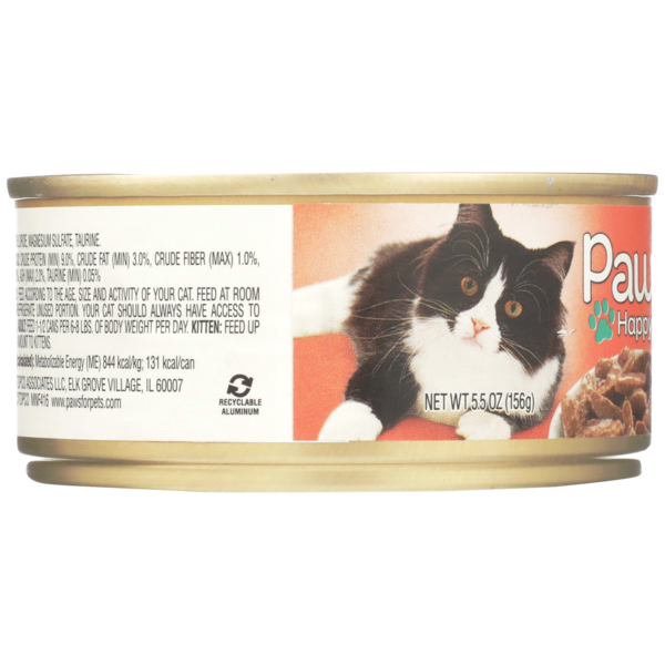 Paws Happy Life Chicken & Salmon Dinner In Gravy Shredded Cat Food