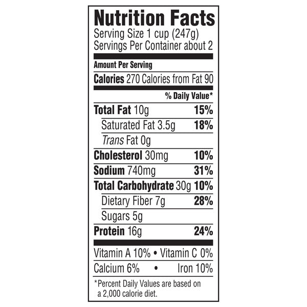 Hormel Less Sodium Chili with Beans