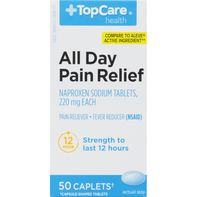 TopCare All Day Pain Relief, 220 mg, Caplets️