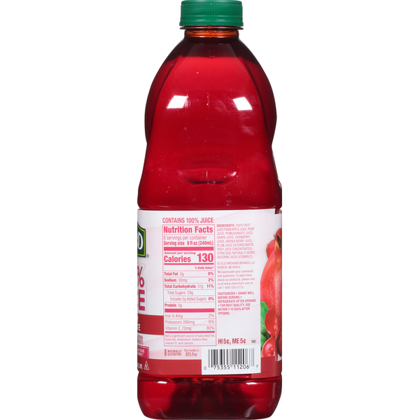 Old Orchard 100% Juice, Cranberry Pomegranate