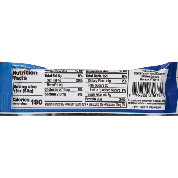 Pure Protein Chocolate Peanut Caramel Protein Bar