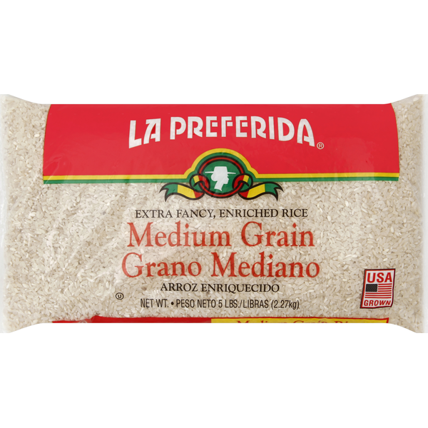La Preferida Rice, Enriched, Extra Fancy, Medium Grain