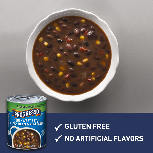 Progresso Reduced Sodium Southwest Style Black Bean & Vegetable Soup