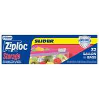 Ziploc Storage Slider Gallon Bags, Power Shield™ T...
️