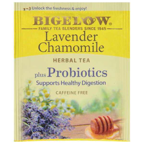 Bigelow Lavender Chamomile Herbal Tea plus Probiotics