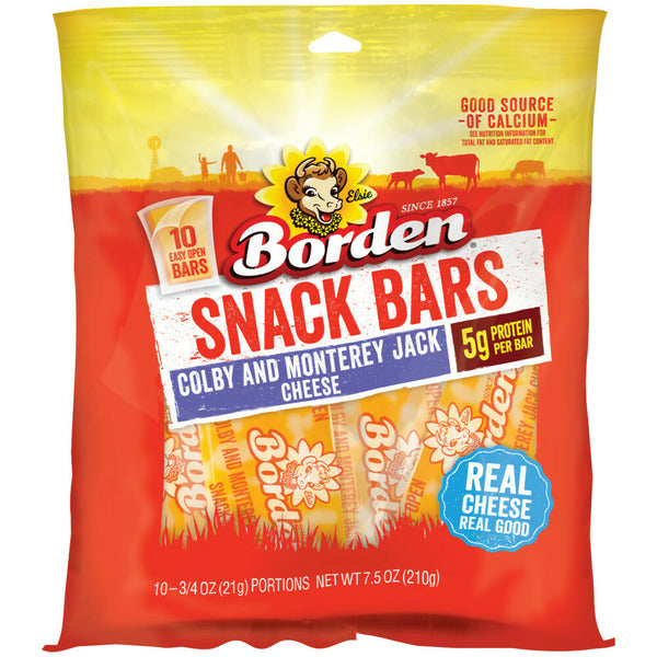 Borden Snack Bars, Colby and Monterey Jack