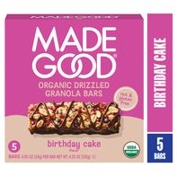 MadeGood Chocolate Drizzled Granola Bars, Birthday...
️
