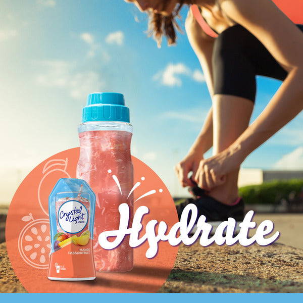Crystal Light Mango Passionfruit Naturally Flavored Drink Mix