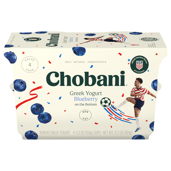 Chobani Nonfat Greek Blueberry on the Bottom Yogurt Value Pack