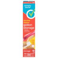 Simply Done Double Zipper Storage Bags️ DestGlow
