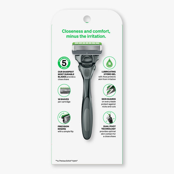 Schick Sensitive Razor, 1 Razor Handle with 3 Razor Refills