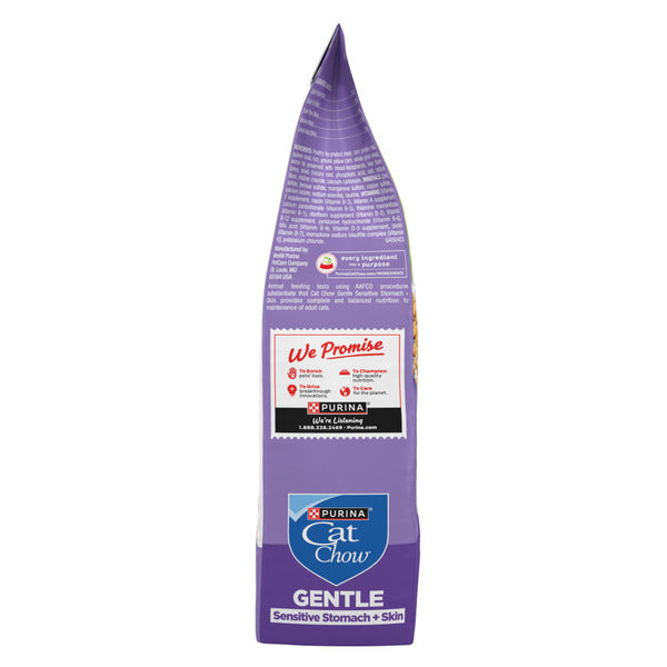 Purina Cat Chow Gentle Dry Cat Food, Sensitive Stomach + Skin