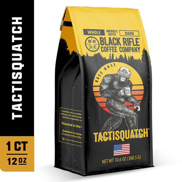 Black Rifle Coffee Tactisquatch, Dark Roast, Ground Coffee