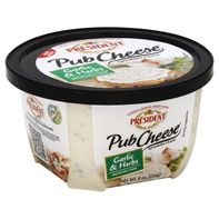 Président Pub Cheese Garlic & Herbs️