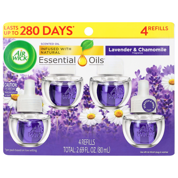 Air Wick Essential Oils Lavender & Chamomile Fragrance Refills
