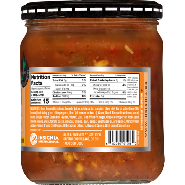 505 Southwestern Medium Fire Roasted Corn & Black Bean Salsa