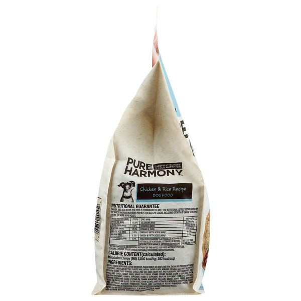 Pure Harmony Super Premium Chicken & Rice Recipe Dog Food