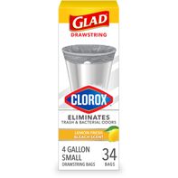 Glad Drawstring Trash Bags, Lemon Fresh Bleach Sce...
️