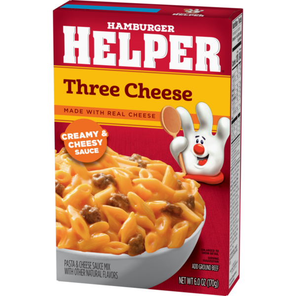 Hamburger Helper Pasta, Three Cheese