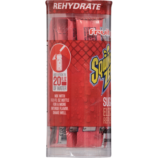 Sqwincher Zero Electrolyte Replenishment, Sugar Free, Fruit Punch, Restore