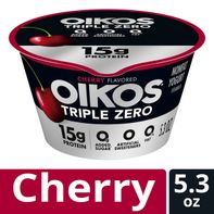 Oikos Triple Zero Cherry Greek Yogurt️
