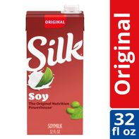 Silk Soy Milk Original, Shelf Stable, Dairy Free, ...
️