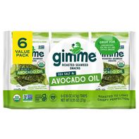 gimMe Seaweed Snacks, Roasted, Organic, Sea Salt &...
️