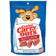 Canine Carry Outs Beef Flavor Dog Treats️