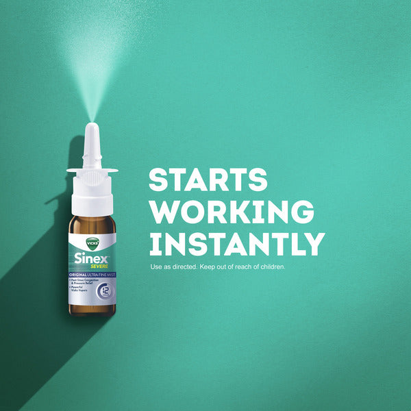 Vicks Sinex Original Ultra Fine Mist Nasal Spray Decongestant