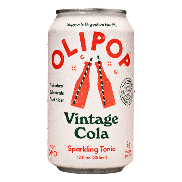 OLIPOP Prebiotic Soda, Vintage Cola