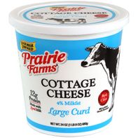 Prairie Farms 4% Large Curd Cottage Cheese️