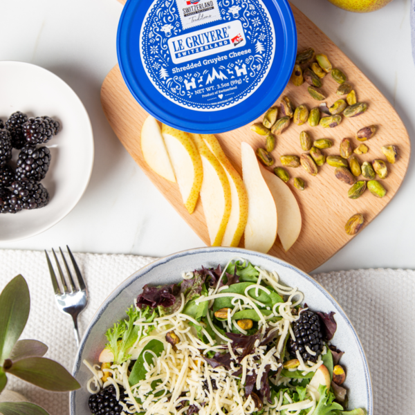 Emmi Shredded Le Gruyere AOP Cheese from Switzerland