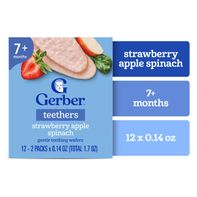Gerber Teethers Strawberry Apple Spinach️
