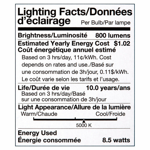 SYLVANIA 60 W Daylight Led A19 Bulbs