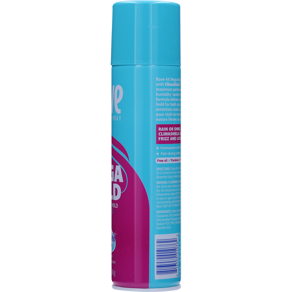 Rave 4x Mega Hold Scented Hair Spray
