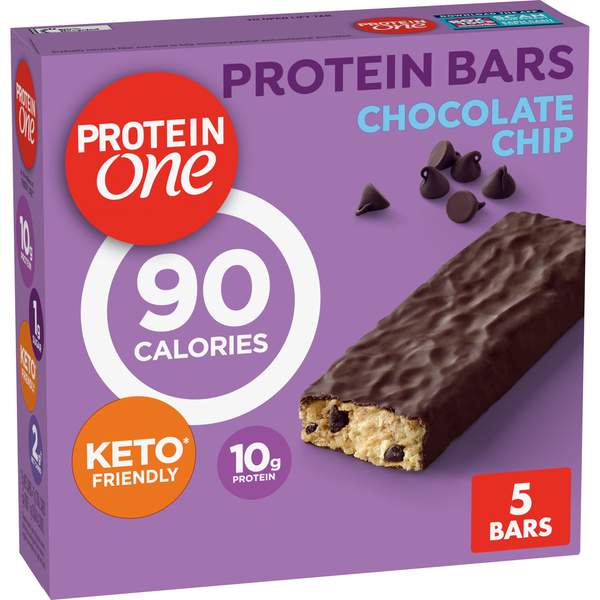 Protein One 90 Calorie Chocolate Chip Keto Friendly Protein Bars