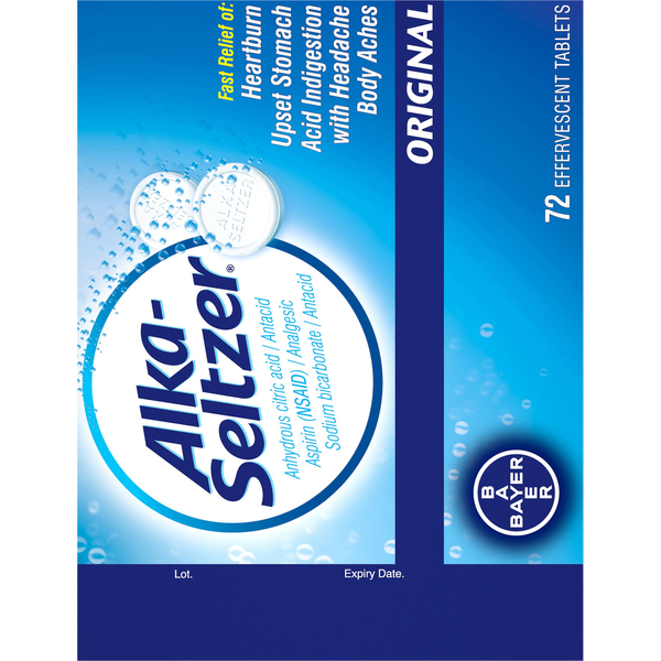 Alka-Seltzer Multi-Symptom Relief, Original, Effervescent Tablets