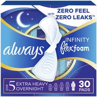 Always Infinity Overnight Pads, Size 5️