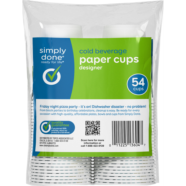 Simply Done Designer Paper Cups