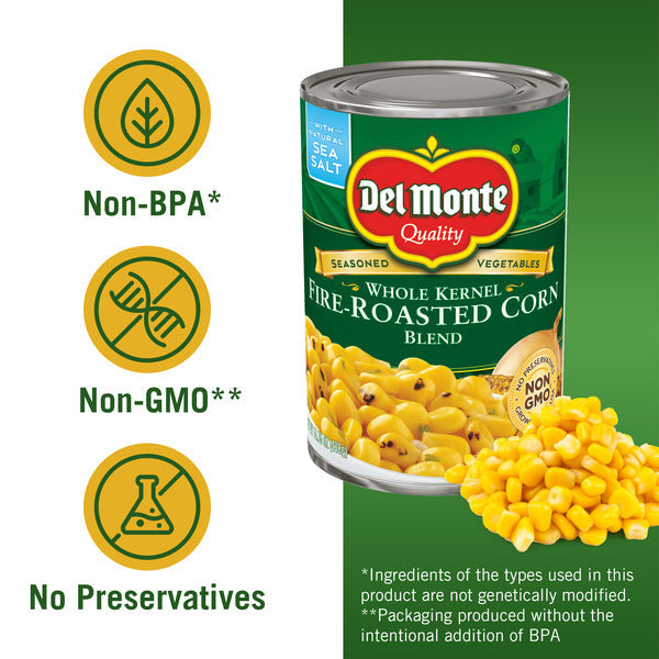 Del Monte Whole Kernel Fire-Roasted Corn Blend