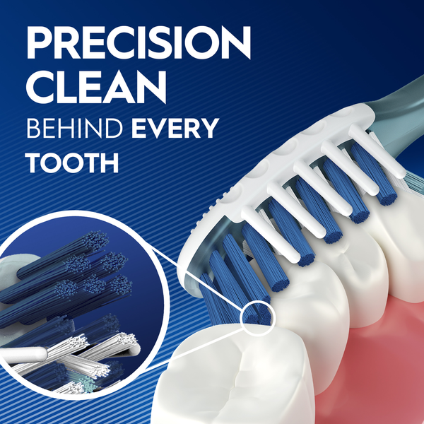 Oral-B Pro Clean Cross Action Toothbrush, Medium, 1 Count