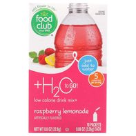 Food Club +H2O To Go!, Raspberry Lemonade Low Calo...
️