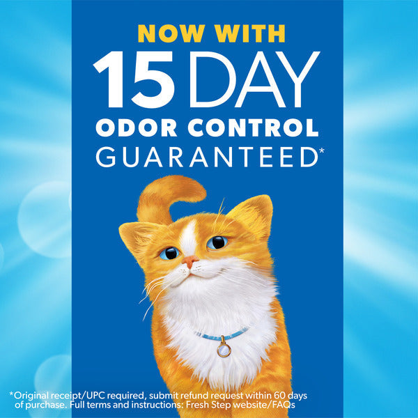 Fresh Step Clumping Cat Litter Multi-Cat Extra Strength Formula, Ammonia Block Technology