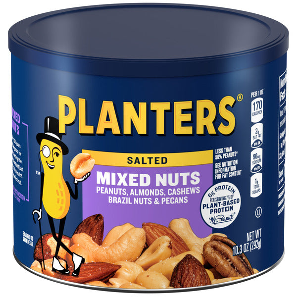 Planters Regular Mixed Nuts, 10.3 OZ